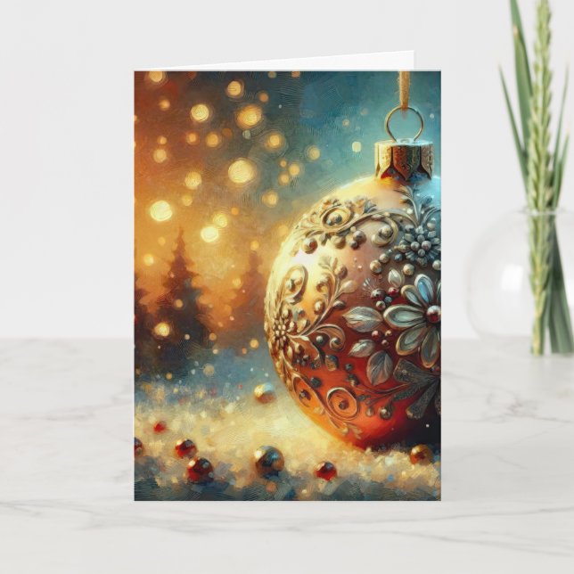 Bauble Karte (Vorderseite)