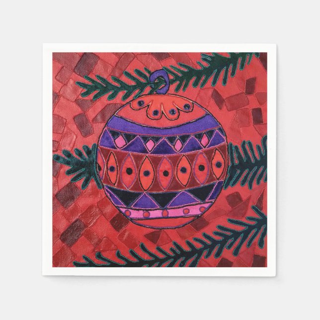 Bauble Serviette (Vorderseite)