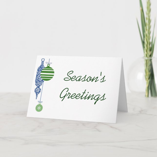 Baubles Design Personalisiert Weihnachten (Vorderseite)