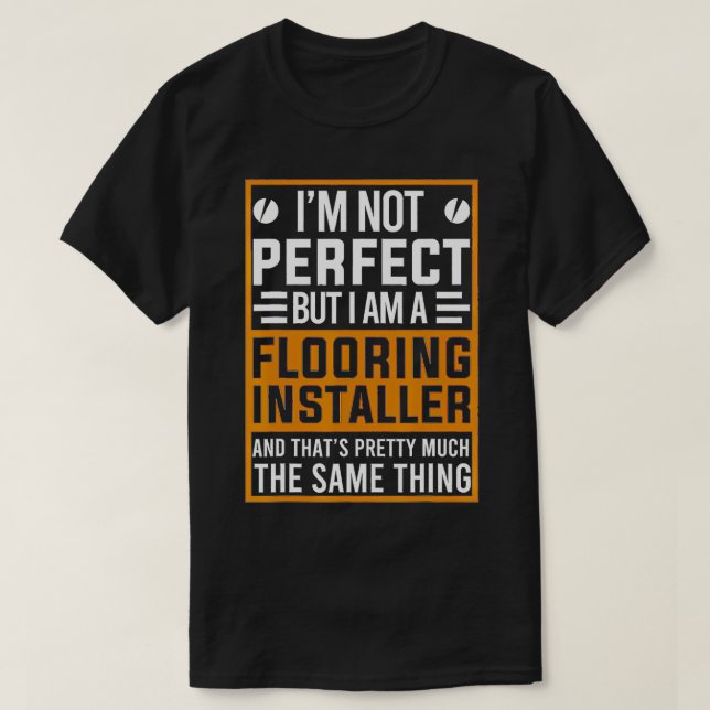 Baubodeninstallationsinstallator T-Shirt (Design vorne)