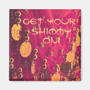 Bauch tanzen angesagter Schal mit Münzmagnet Magnet