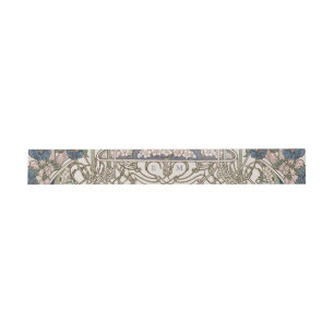 Bauchband Art Nouveau Mucha Monogramm Anfangsbuchs Einladungsbanderole