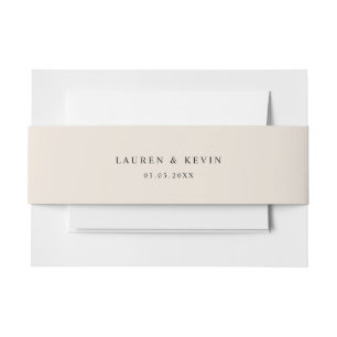 Bauchband-Einladung Bauchband Einladungsbanderole