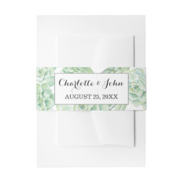 Bauchband Einladungsbanderole