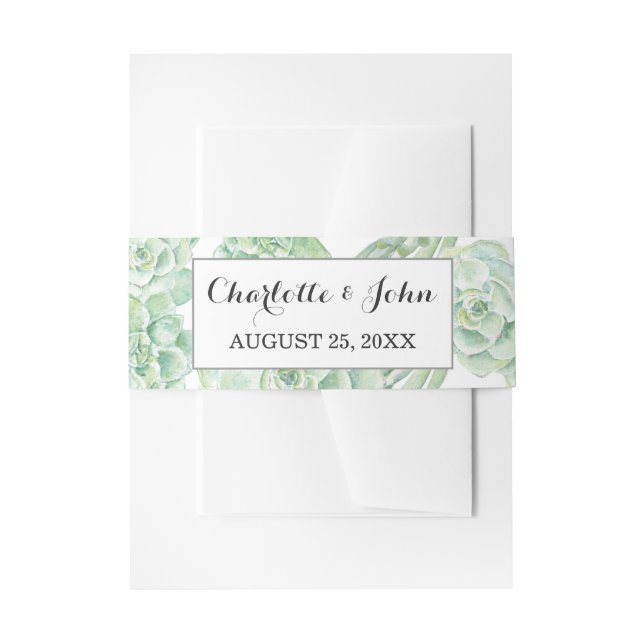 Bauchband Einladungsbanderole (Vorderseite Beispiel)