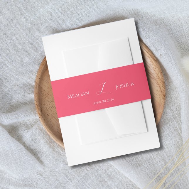 Bauchband für die Hochzeitsfeier Einladungsbanderole (Von Creator hochgeladen)