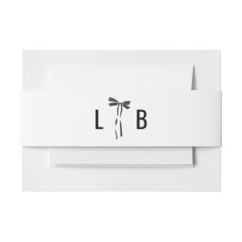 Bauchband Hochzeitszange Einladungsbanderole