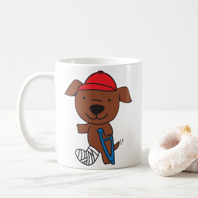Bauchhund Kaffeetasse (Mit Donut)
