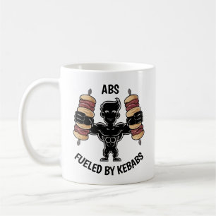Bauchmuskeln und Kebabs Kaffeetasse