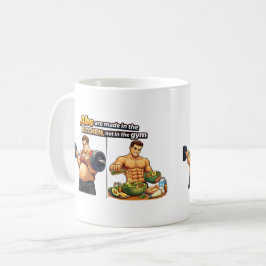 Bauchmuskeln Werden in der Küche Gemacht, Nicht im Kaffeetasse