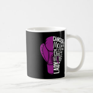 Bauchspeicheldrüsenkrebs-Bewusstsein Boxing Glove  Kaffeetasse