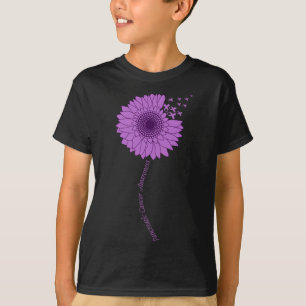 Bauchspeicheldrüsenkrebs Bewusstsein Sonnenblumen T-Shirt