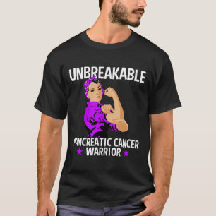 Bauchspeicheldrüsenkrebs-Bewusstsein Unzerbrechlic T-Shirt