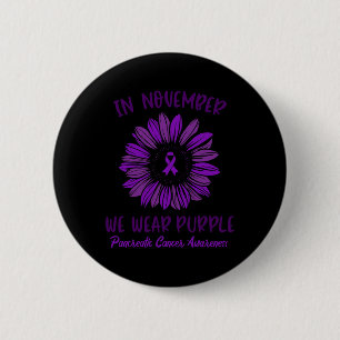Bauchspeicheldrüsenkrebs im November tragen wir Pu Button