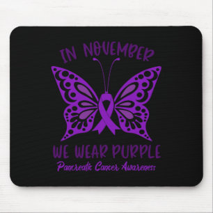 Bauchspeicheldrüsenkrebs im November Wir tragen P Mousepad