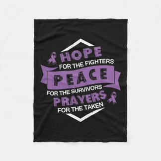 Bauchspeicheldrüsenkrebs Sensibilisierungsband S Fleecedecke