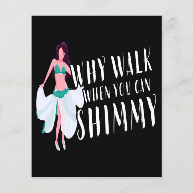 Bauchtanz Flyer (Vorne)