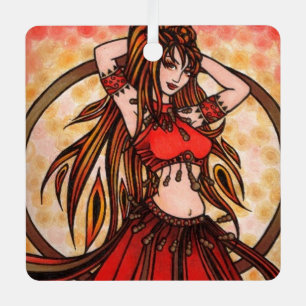 Bauchtänzer Ornament Aus Metall