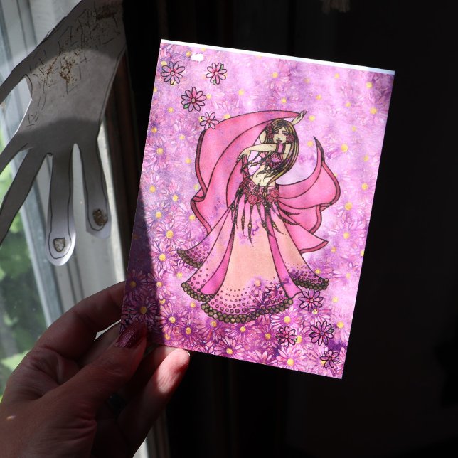 Bauchtänzerin Göttin                               Postkarte (Von Creator hochgeladen)