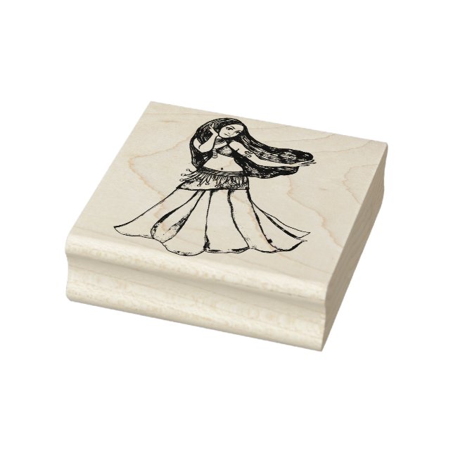 Bauchtänzerin                                      gummistempel (Stempel)
