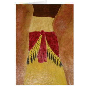 Bauchtänzerin-Karte
