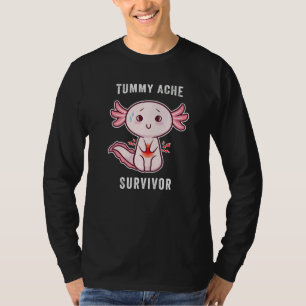 Bauchweh-Überlebender Axolotl Magenverstimmung IBS T-Shirt