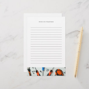 Baucluster Liniert Briefpapier
