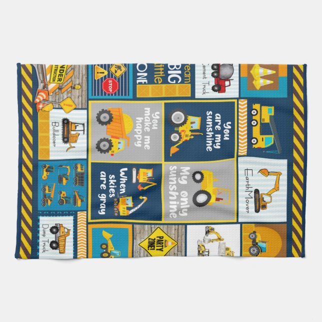 Baudecke, Baugeschenke Geschirrtuch (Horizontal)