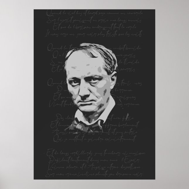 Baudelaire Spleen Poster (Vorne)