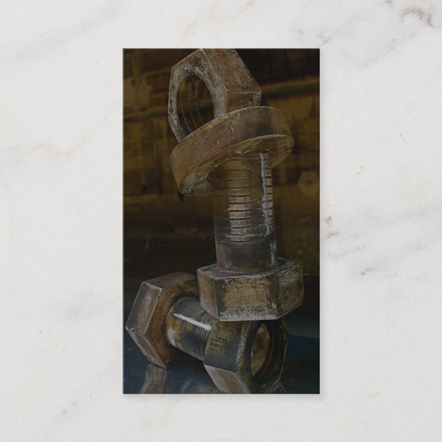 Baudienstkarte Visitenkarte (Vorderseite)