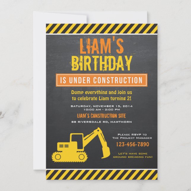 Baueinladung / Baueinladung Einladung (Vorderseite)