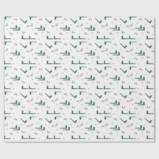 Bauen aus Eisen Geschenkpapier