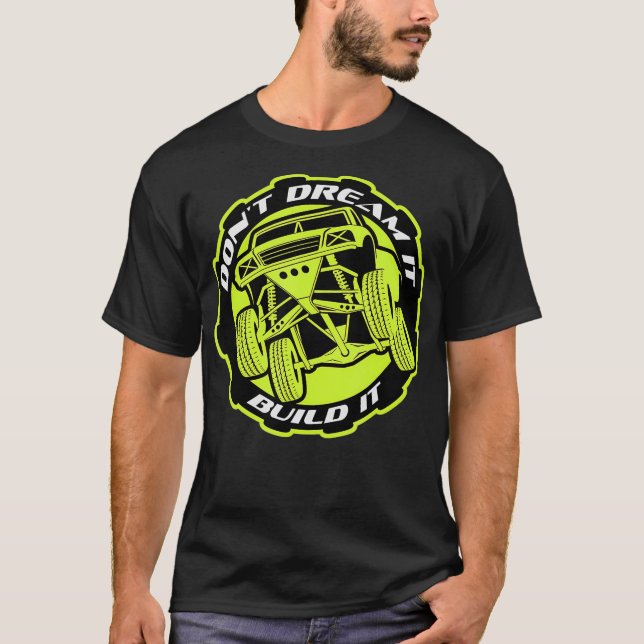 Bauen Sie den Prerunner Baja Trophy Truck Off Road T-Shirt (Vorderseite)