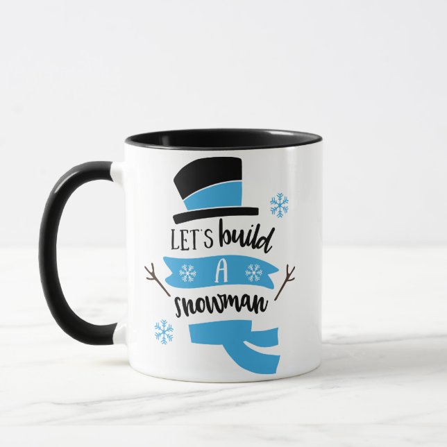 BAUEN SIE EINEN SNOWMAN TASSE (Links)