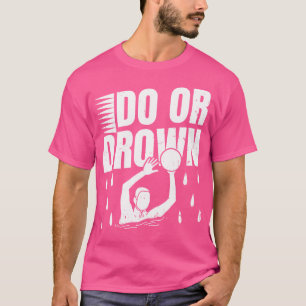 Bauen Sie einen Wasserpolo-Athleten aus oder lasse T-Shirt