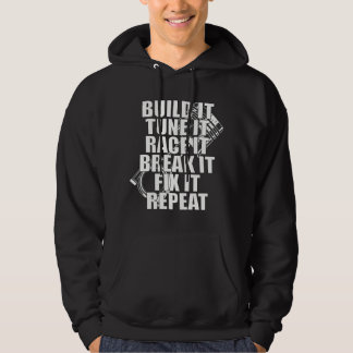 Bauen Sie es Optimieren Sie es Rennen Sie es Brech Hoodie