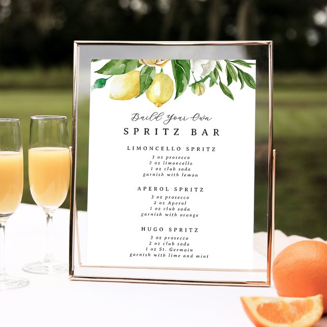 Bauen Sie Ihr eigenes Spritz Bar Drink Station Sch Poster (Von Creator hochgeladen)