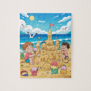 Bauen Sie Ihr Strand SandCastle Puzzle