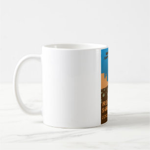 Bauen Sie Ihr Zelt überall! - Sarcastisch wiederhe Kaffeetasse