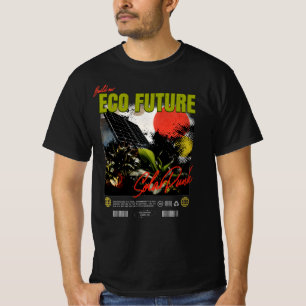 Bauen Sie unsere Öko Zukunft - Solarpunk Streetwea T-Shirt