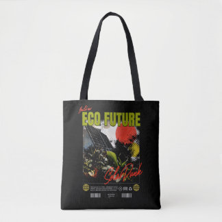 Bauen Sie unsere Öko Zukunft - Solarpunk Tote Bag