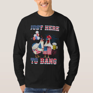Bauer 4. Juli nur hier, um die US-Flagge Chic T-Shirt