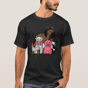 Bauer Animals Children Shirt Cool Young Stall Anim