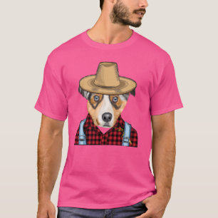 Bauer Australian Shepherd Farm Dog T-Shirt