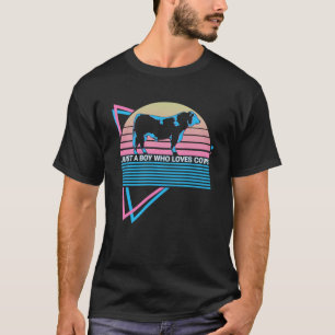 Bauer Bauernhof nur ein Junge, der Kühe Liebe T-Shirt