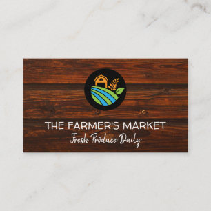 Bauer   Bauernsymbol Visitenkarte