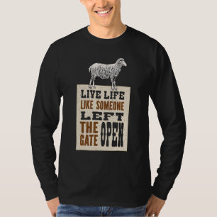 Bauer-Bekleidung für Bauer von Schafen mit Käfig T-Shirt