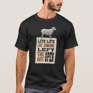 Bauer-Bekleidung für Bauer von Schafen mit Käfig T-Shirt