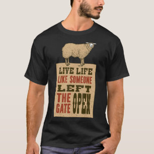 Bauer-Bekleidung für Bauer von Schafen mit Käfig T-Shirt