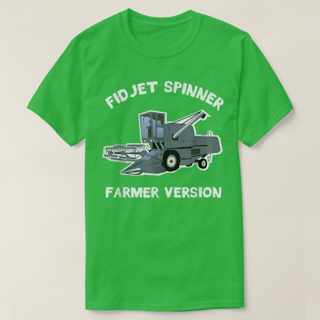 Bauer Boy Harvester Fidget Spinner T T-Shirt (Design vorne)